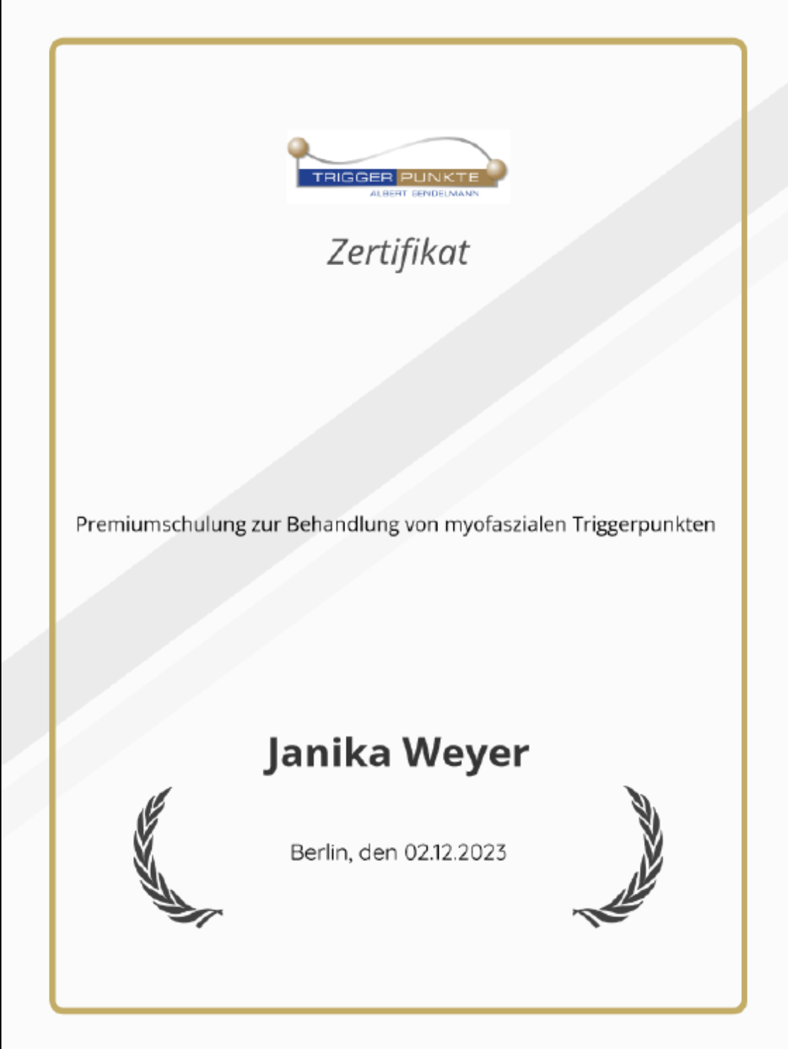 Zertifikat 2